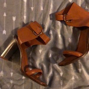 Celine mirror-block heels